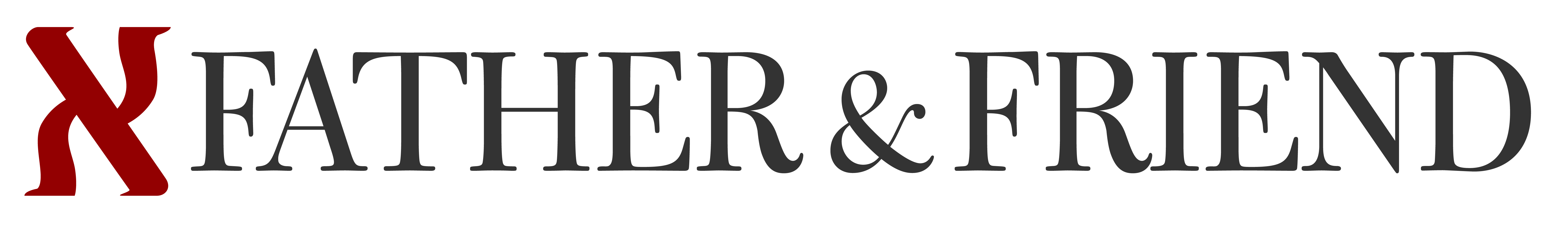 father and friend logo with aleph